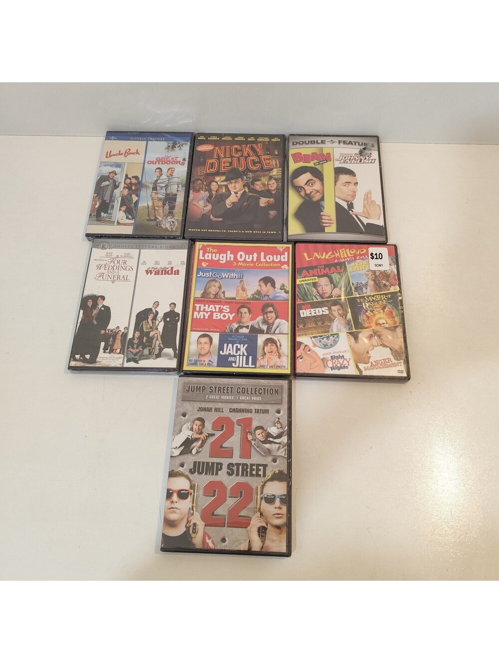 Lot of 7 Comedy Movies,Mixed DVD Brand New Sealed